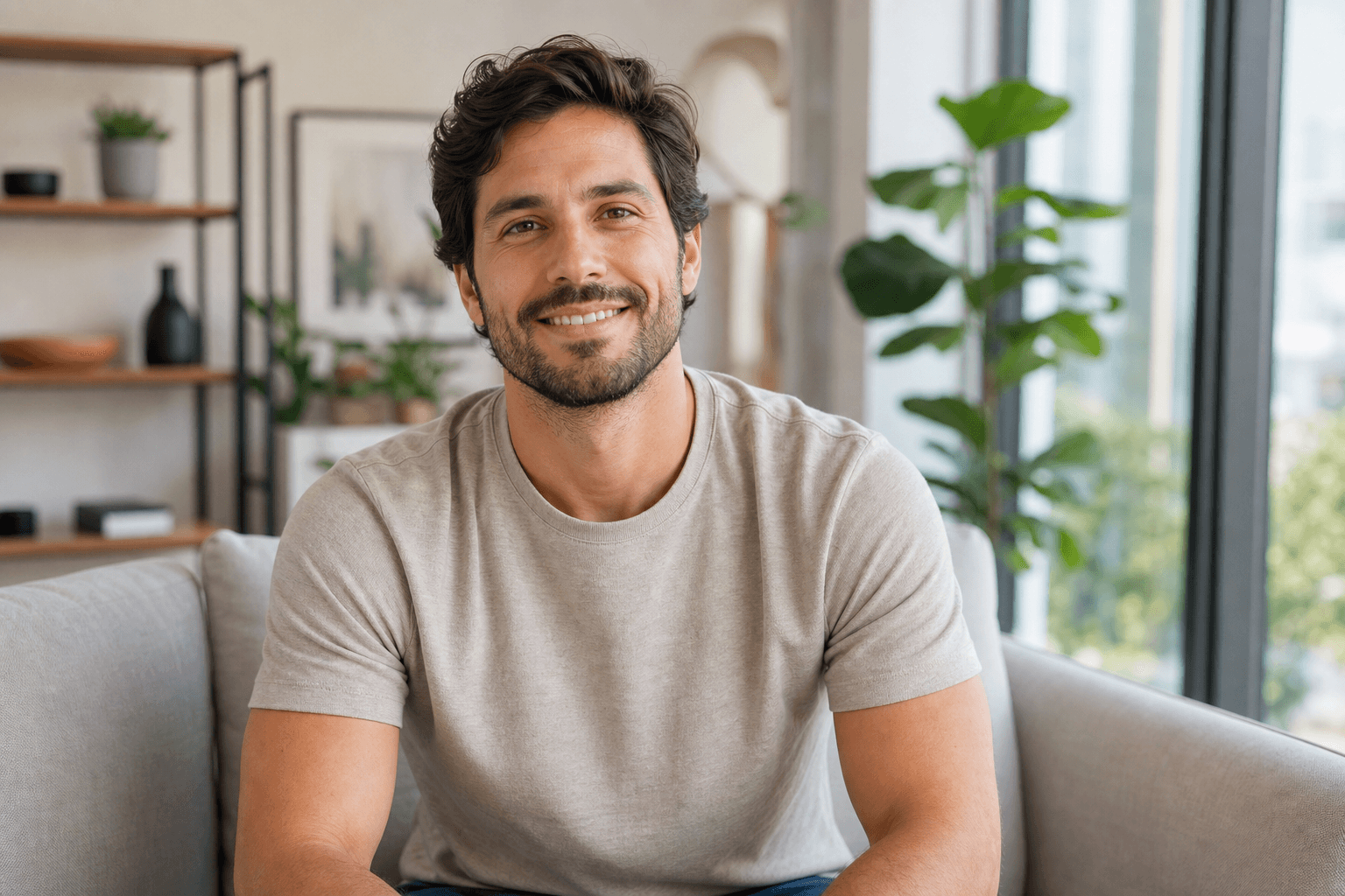 Person with wellness journey